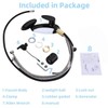 LED Bathroom Sink Faucet with Pull-Out Sprayer - 4 Modes