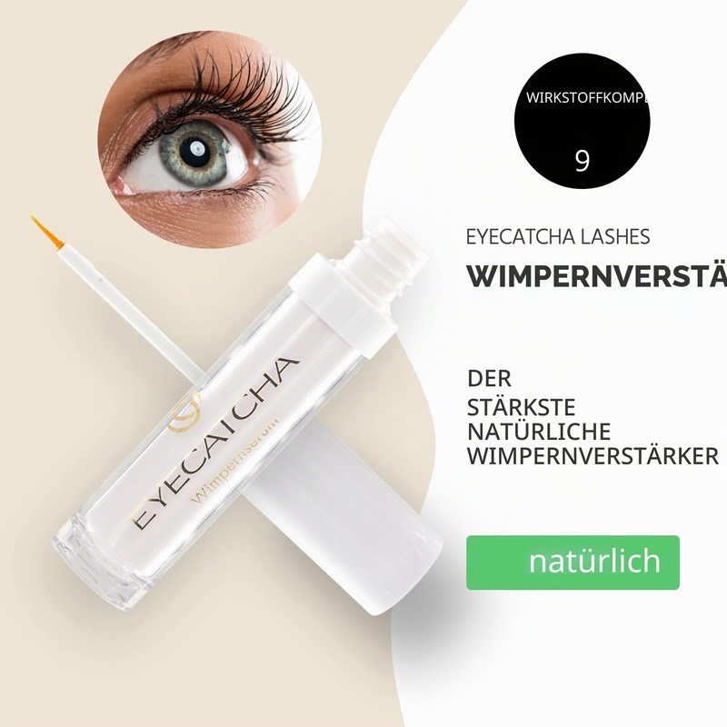 Eyecatcha Eyelash Booster Eyelash Serum Hormone-Free for Longer Eyelashes with