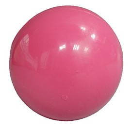 Rubber Bouncy Ball Dog Toy (L) (Pink)