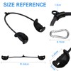 HXD-ERGO Biceps Rope, Biceps Curl Exercise Attachment for Cable Machines,