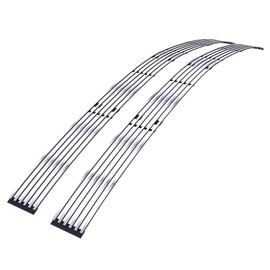 APS Compatible with Chevy C K Pickup Blazer Suburban Tahoe 1994-1999 Phantom Style Main Upper Stainless Steel Chrome 8x6 Billet Grille Insert RE-C85211S