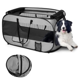 Realife Dog Enclosures Home Outdoor Fashions Portable/Collapsible/fixable, Pop Up Travel Pet Tent, 38" L x 22.5" W x 5.5" H，Green