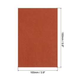 MECCANIXITY 3.9" x 5.9" Silicone Heat Press Pad Mat 0.4" Thick for Heat Press Machine Flat Heat Transfer Pad Replacement