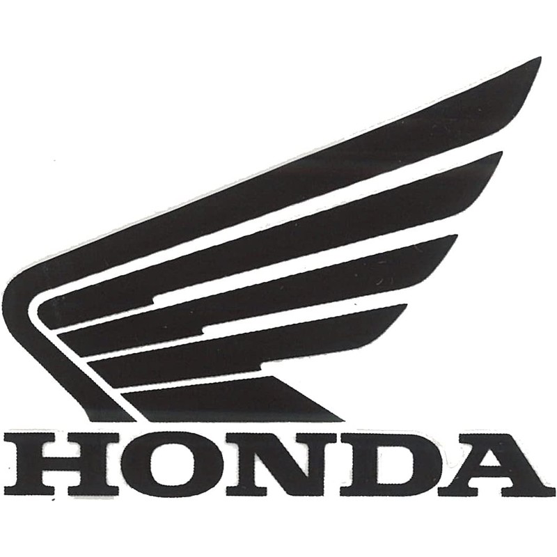 Toyo Mark HONDA Wing Genuine Decal Sticker Left Direction Black