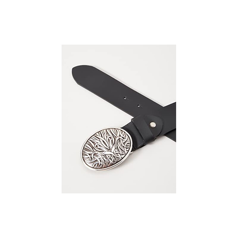 MGM Women's Legno, 100164 Plain Belt, Black (Schwarz 950-1), 85