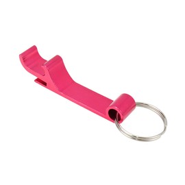 Xiaoyztan 20 Pcs Antler Design Bottle Opener Keychain Pendants, Aluminum Portable Keyring Beer Bottle Opener Pocket Small Bar Claw Beverage Multi-functional Tool, Fuchsia