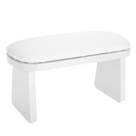 MUNEFE Nail Hand Rest Cushion, Manicure Nail Pillow Hand Rest Stand, Nail Arm Rest for Nail Technician Salon Use White Black(White)