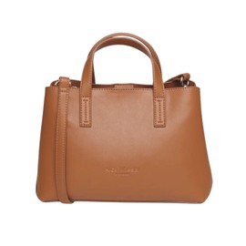 Alice Wheeler Luxury Nappa Range Florence Handbag Grab Bag Shoulder Bag (Tan)