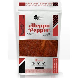 Edi Gourmet Spice Aleppo Pepper - 113g / 4 oz, Crushed Red Pepper Flakes, Turkish Maras Pul biber, Dried Allepo Middle Eastern Spice, Halaby Chili Pepper Seasoning
