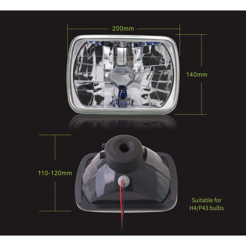 Unbranded For Ford E-100 E-150 E-250 E-350 Econoline 7x6 Inch