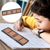 NJXMDR Professional 17-Digit Abacus, 17-Column Mathematical Calculation Tool for Office