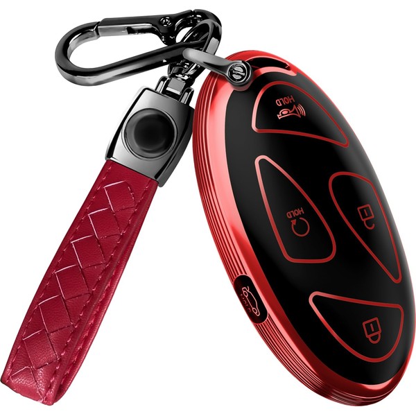 Lucrum Compatible with Hyundai IONIQ 6 Key Fob Cover &