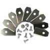 vhbw 9 x Replacement Blades Compatible with Ferrex R800 Easy,
