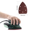 50 Pieces Sanding Discs Pads, 5 Holes Hook and Loop
