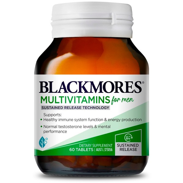 Blackmores Multivitamins For Men Sustained Release Tablets 60 -Expiry 15/11/24