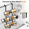 Vatex Shower Caddy Hanging Organizer, 3 Tier Adjustable Bathroom Shelves,