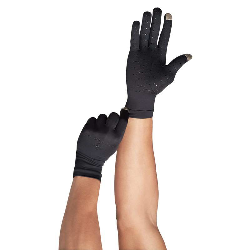 Tommie Copper Core Compression Full Finger Gloves, Unisex, 4D Stretch,