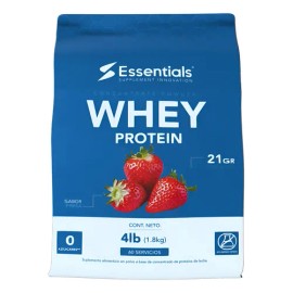 Essentials Whey Protein Fresa 4lbs                                                                                                                    