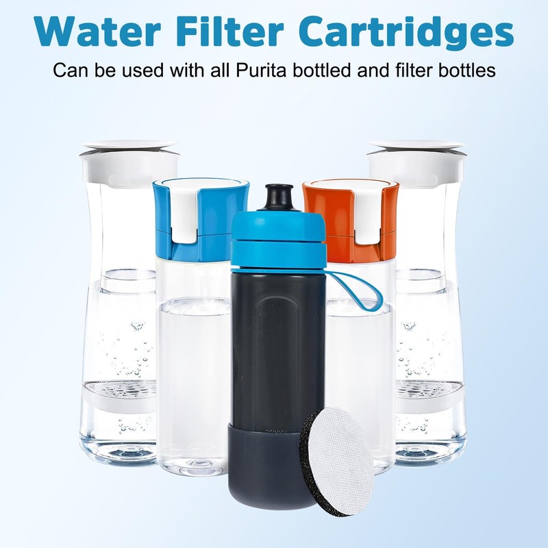 Micro Disc Water Filter 6 Pack, Water Filter Cartridges Reduce