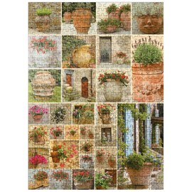 MyPuzzle Piatnik: Flower Pots - Premium 500 Piece Jigsaw Puzzle for Adults