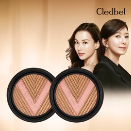 (Hyundai Home Shopping) Cledbel Glow Power Lift V Cushion Refill 2 / (현대홈쇼핑)끌레드벨 글로우파워 리프트 V쿠션 리필2개