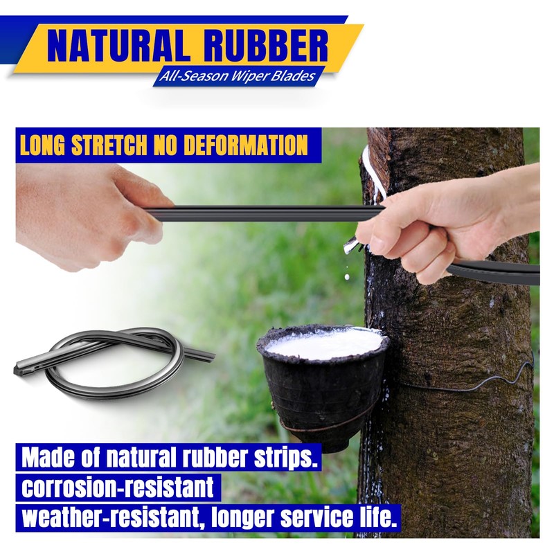 3 wipers Replacement for 2011-2020 Toyota sienna, Windshield Wiper Blades