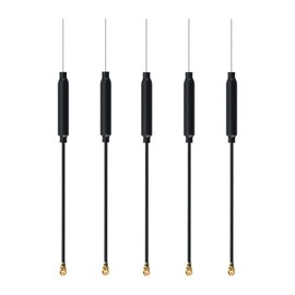 sb components 2.4GHz Linear Dipole Antenna U.FL IPX Connector Omni-directional UFL IPX Antenna Wireless Network Card Extension (Pack of 5)
