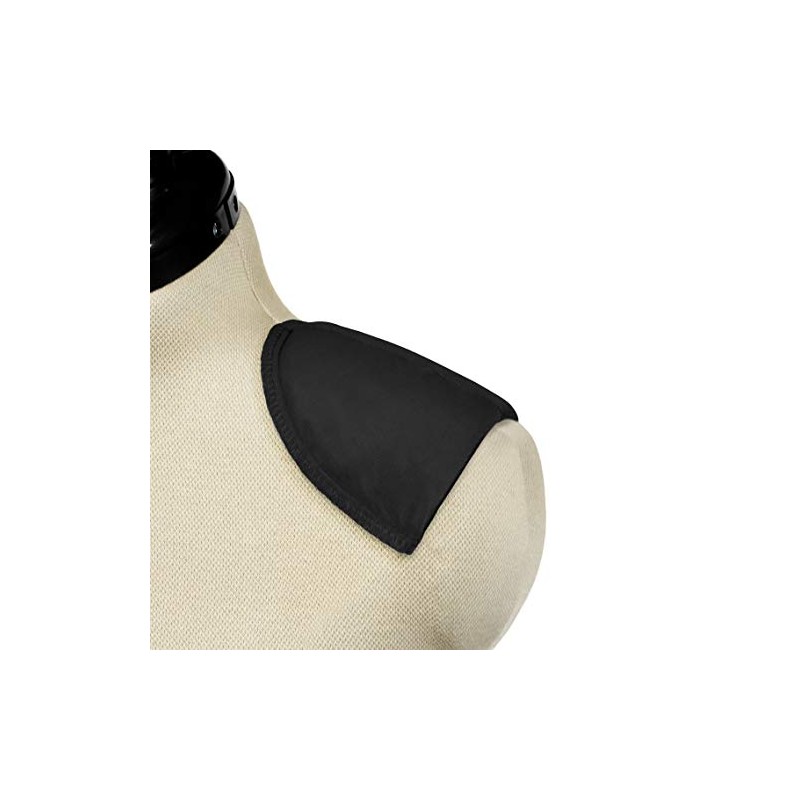 Dritz 103562 53078-1 Shoulder Pads, Covered Set-in, 1/2-Inch, Black