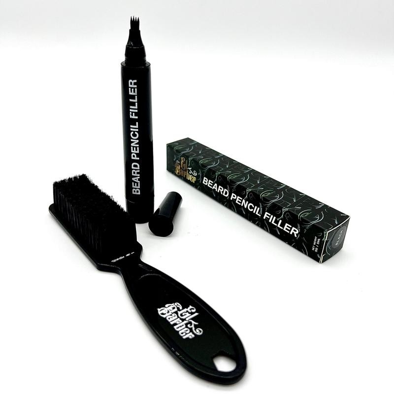 El Barber Beard & Eyebrow Pencil Filler Makeup Blend:_Light Brown