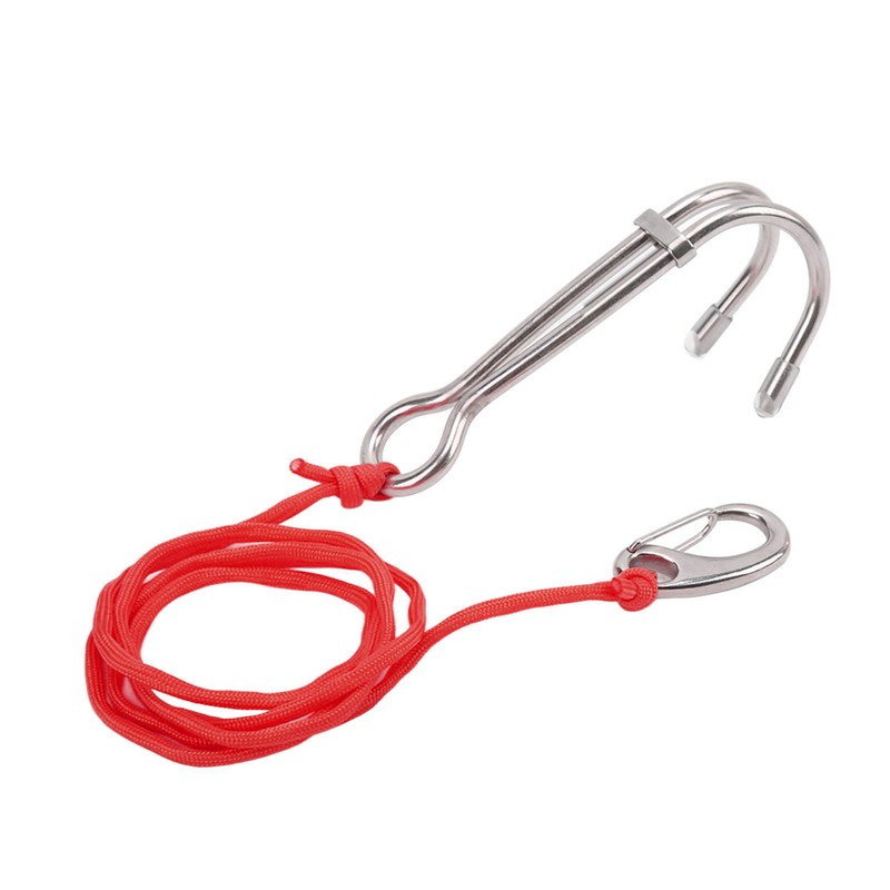 Drift Hook Scuba Diving Double Dual Stainless Steel Drift Hook