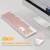 SABLUTE Wireless Keyboard and Mouse, Full-Size Wireless Mouse and Keyboard