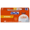 Hefty Strong Tall Kitchen Trash Bags, Unscented, 13 Gallon, 45