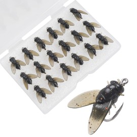 Bionic Fly Fishing Bait Bass Fly Fishing Lures Kit Biomimetic with Attractor Bait Hook Fish Accessories for Saltwater Freshwater Panfish Trout Bass Fish Flies (36PCS)