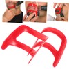 NOLITOY 2pcs Beard Modeling Ruler Shaving Template Men Beard Shaping