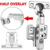 Luokim 26mm Small Cup Half Overlay Soft Close Cabinet Hinges