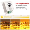 TECHZOCO Dimmer LED Strip Voltage Regulator with Rotary Knob LED