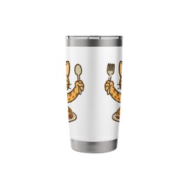 Spaghetti Cat Star Eyes Cartoon Stainless Steel Insulated Tumbler