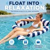 Inflatable Water Hammock Pool Float for Adults – 4-in-1 PVC