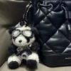 Cute Flash Camera Bear Plush Doll Bag Pendant - Creative