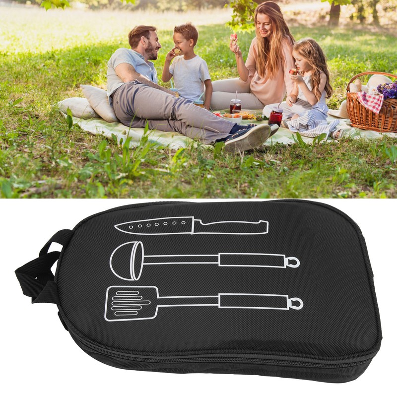 Camping Travel Cooking Utensils Organizer Travel Bag Outdoor Camping Cookware