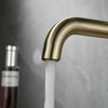 Tall Vessel Sink Faucet Bathroom Faucet Brushed Gold Single Handle