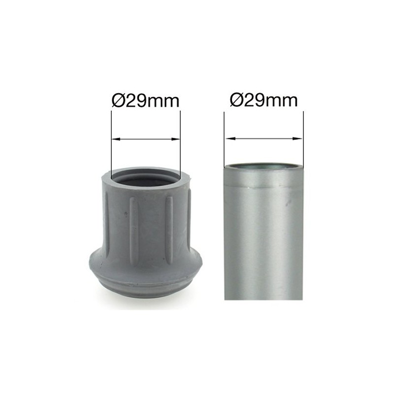 Replacement Rubber Feet 29 mm for Step Ladders Pack of