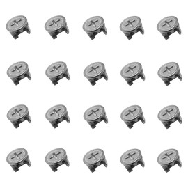 TERF® 15mm X 12mm Cam fixing Lock Nuts Flat Pack Furniture 15mm X 12mm Wood Insert Cam Lock Nut for Wood Timber Furniture Carpenter DIY and Many Project - Pack of 20