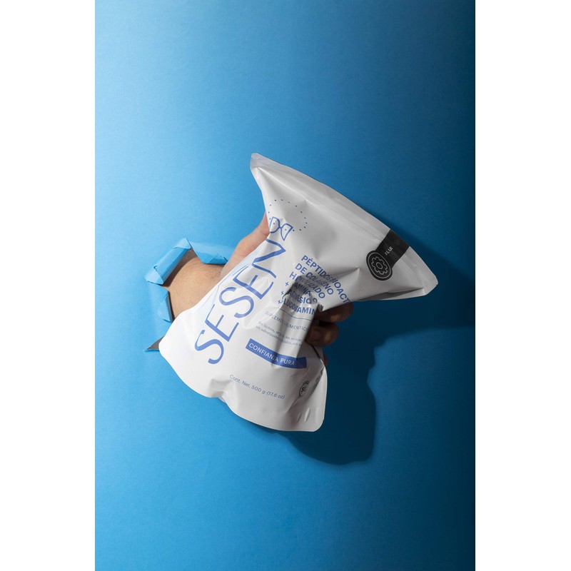 SESĒN Colágeno Hidrolizado en polvo + Vitamina C + Magnesio+