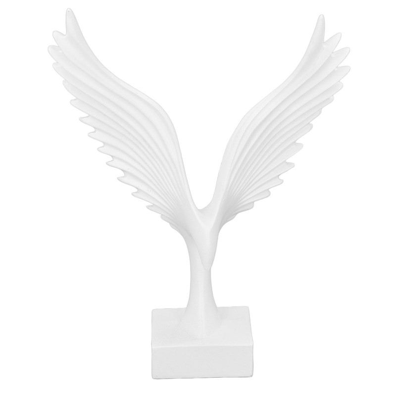Eagle Abstract Figurine Decorative Resin Geometric Surface Animal Wing Sculpture