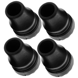 SAFIGLE 4PCS Crutch Foot Anti-Skid Tips Non-Slip Cane Foot Pads for Walking Sticks Replacement Trekking Pole Covers Sturdy Plastic Tip Protectors for Hiking