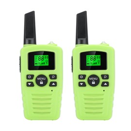 Ciphersmesh Walkie Talkies Long Range for Adult, UT518 Two Way Radios with FRS 22 Channels, LED Flashlight, LCD Display, Calling Tones, VOX for Family Business Hiking Camping 2 Pack