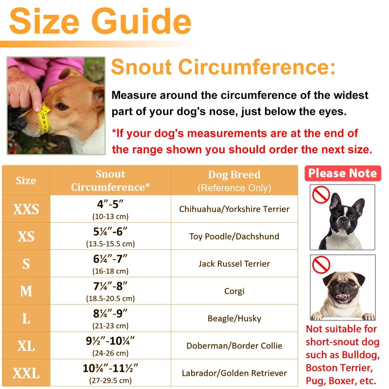 Dog Muzzle Soft Mesh Muzzle - Adjustable Breathable Dog Muzzle,