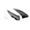 Rear Bumper Spoiler Air Vent Trim Shiny Black Sport Lip