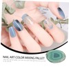 IWOWHERO Gel Nail Art Palette Agate Craft Nail Pallet 10